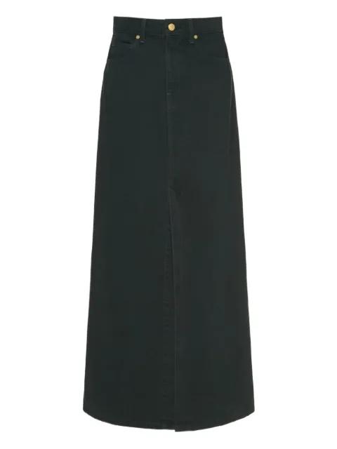 Anais denim maxi skirt by ULLA JOHNSON