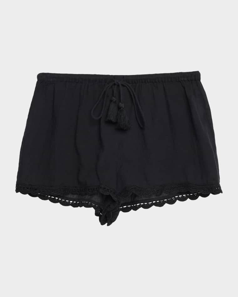 Aran Coverup Shorts by ULLA JOHNSON