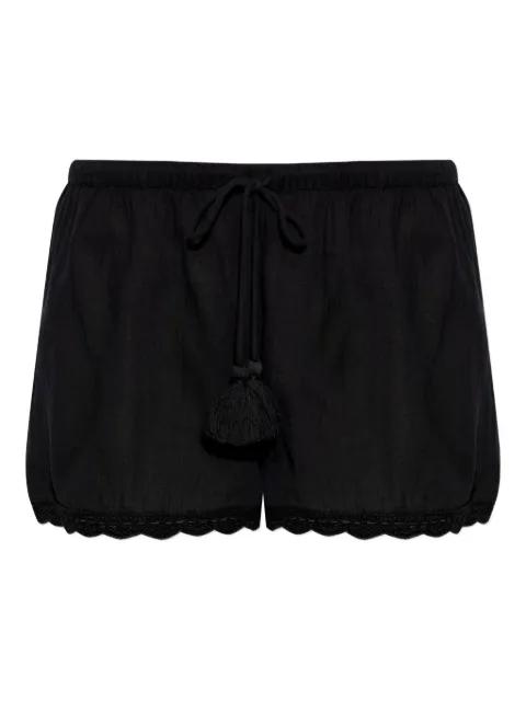 Aran trim shorts by ULLA JOHNSON