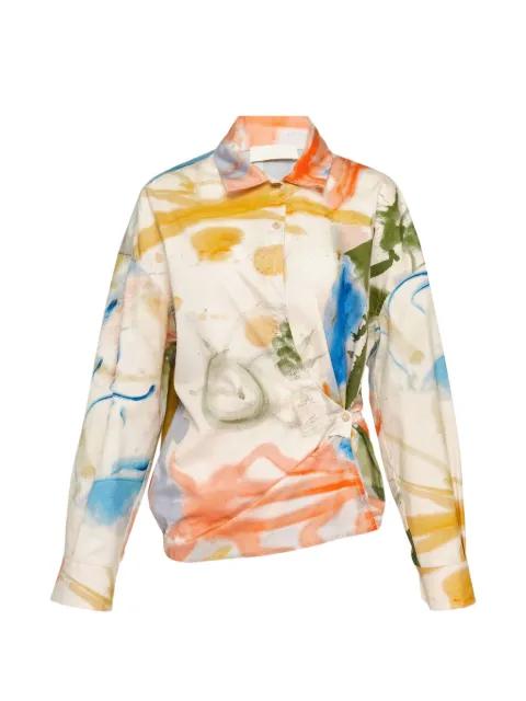 Artist wrap shirt by ULLA JOHNSON