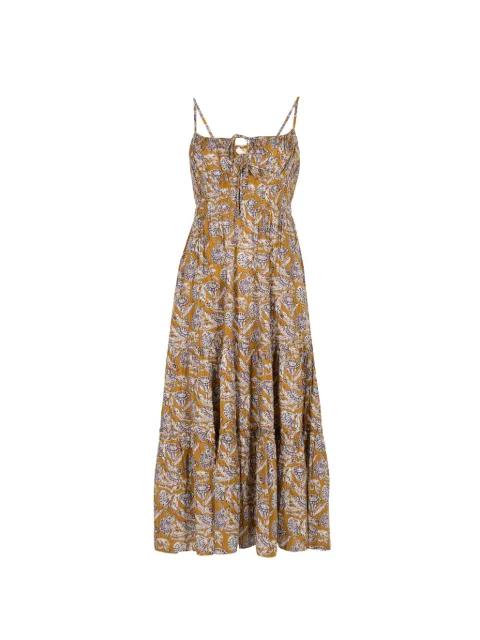 Aydin Cami floral midi dress by ULLA JOHNSON