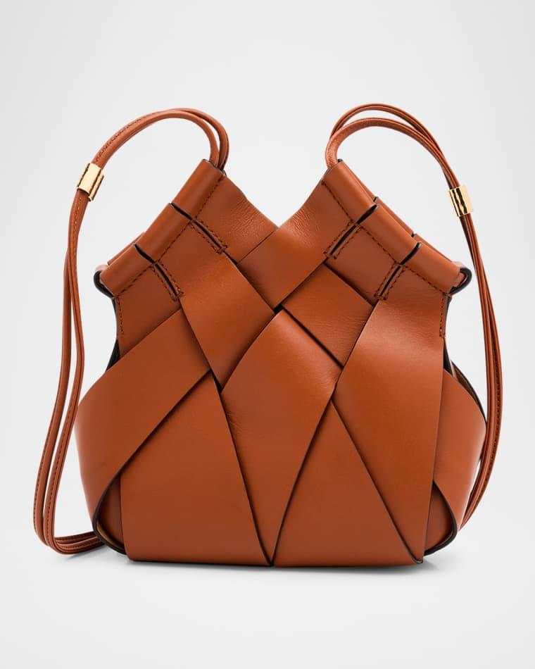 Charlotte Woven Leather Crossbody Bag by ULLA JOHNSON