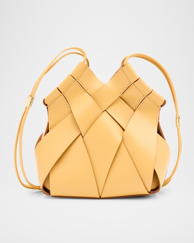 Charlotte Woven Leather Crossbody Bag by ULLA JOHNSON