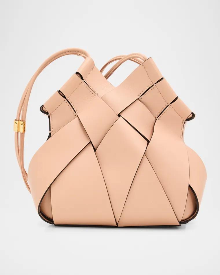 Charlotte Woven Leather Crossbody Bag by ULLA JOHNSON