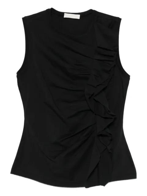 Clio ruffled tank top by ULLA JOHNSON