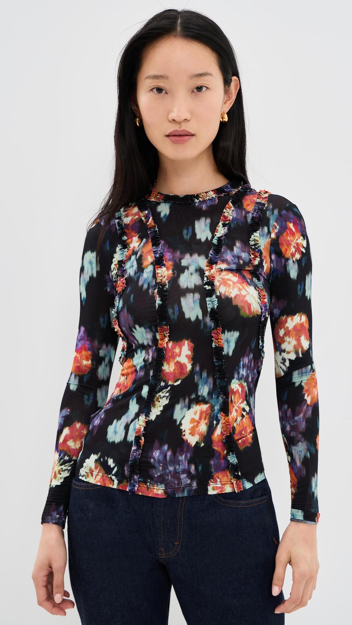 Clover Jersey Top by ULLA JOHNSON