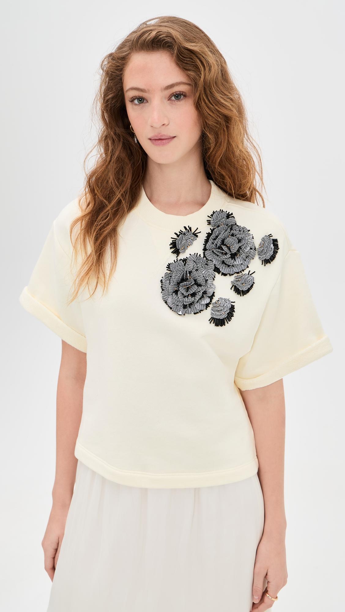 Cove Top with Embroidery by ULLA JOHNSON