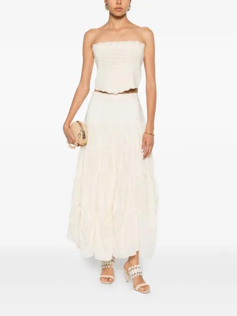 Davina drop-waist mid skirt by ULLA JOHNSON