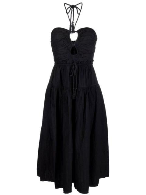 Ella halterneck midi dress by ULLA JOHNSON