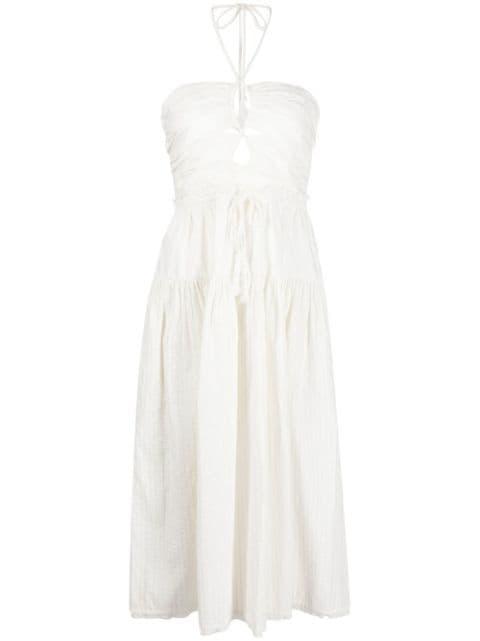 Ella halterneck midi dress by ULLA JOHNSON