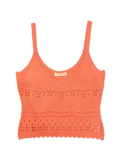 Esme  eyelet knit camisole by ULLA JOHNSON