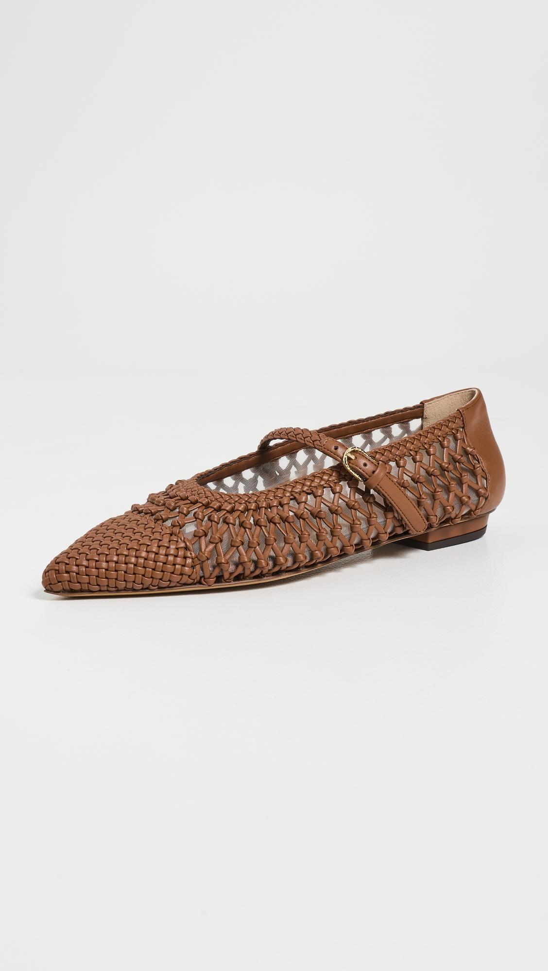 Gracie Hand Knotted Ballet Flats by ULLA JOHNSON