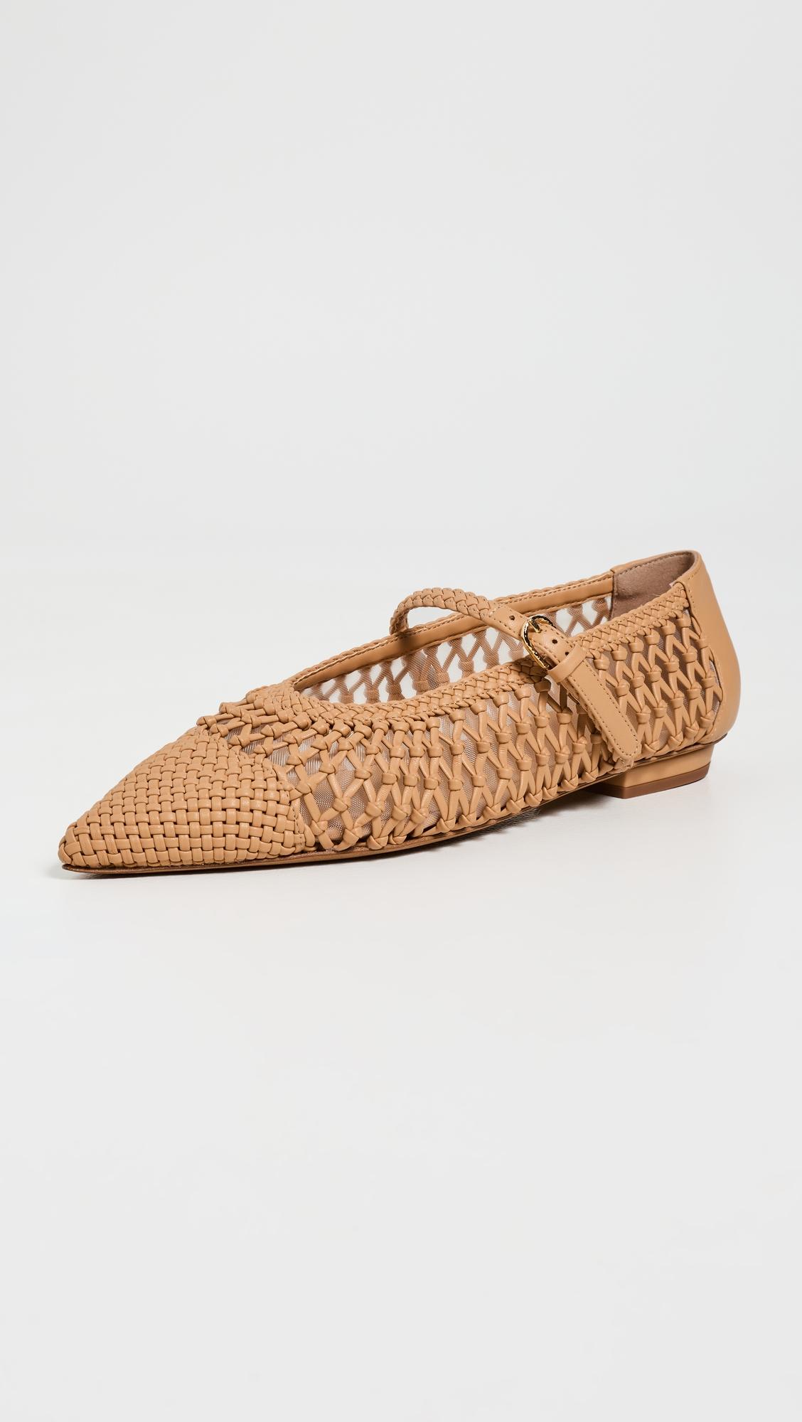 Gracie Hand Knotted Ballet Flats by ULLA JOHNSON