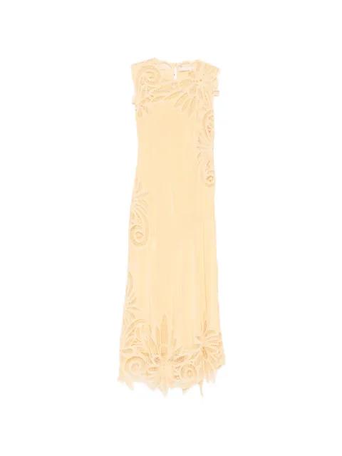 Idra lace-detail midi dress by ULLA JOHNSON