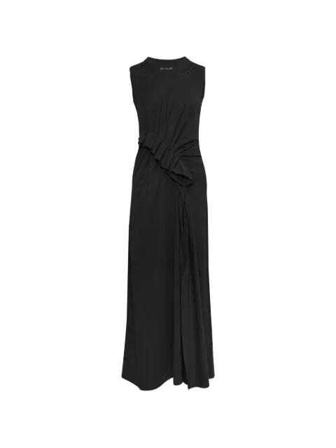 Jeune ruffled embroidered dress by ULLA JOHNSON