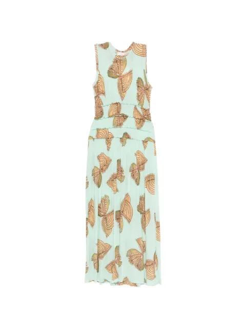 Kamaria butterfly-print maxi dress by ULLA JOHNSON