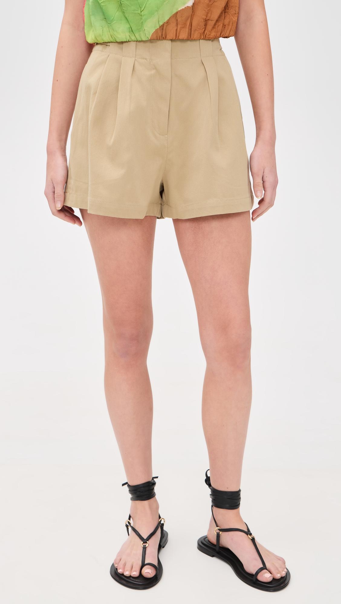 Kira Twill Shorts by ULLA JOHNSON