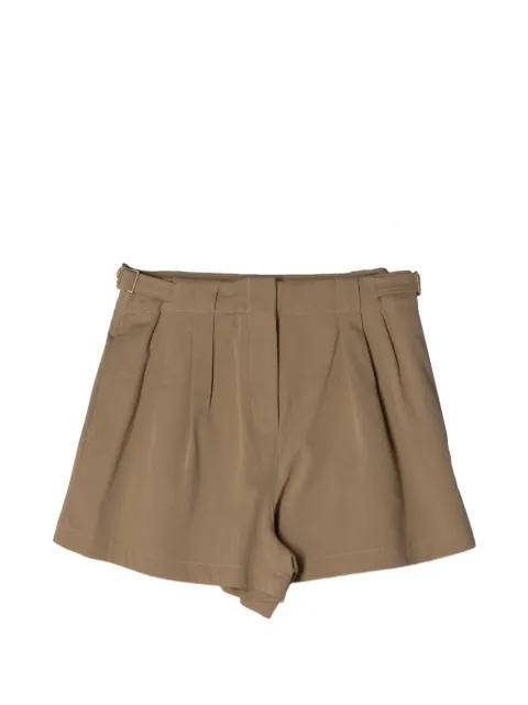 Kira pleated shorts by ULLA JOHNSON