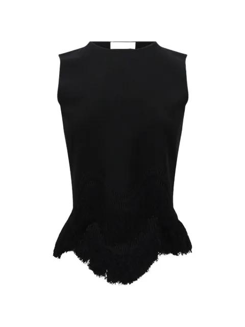 Koa fringe-trimmed blouse by ULLA JOHNSON