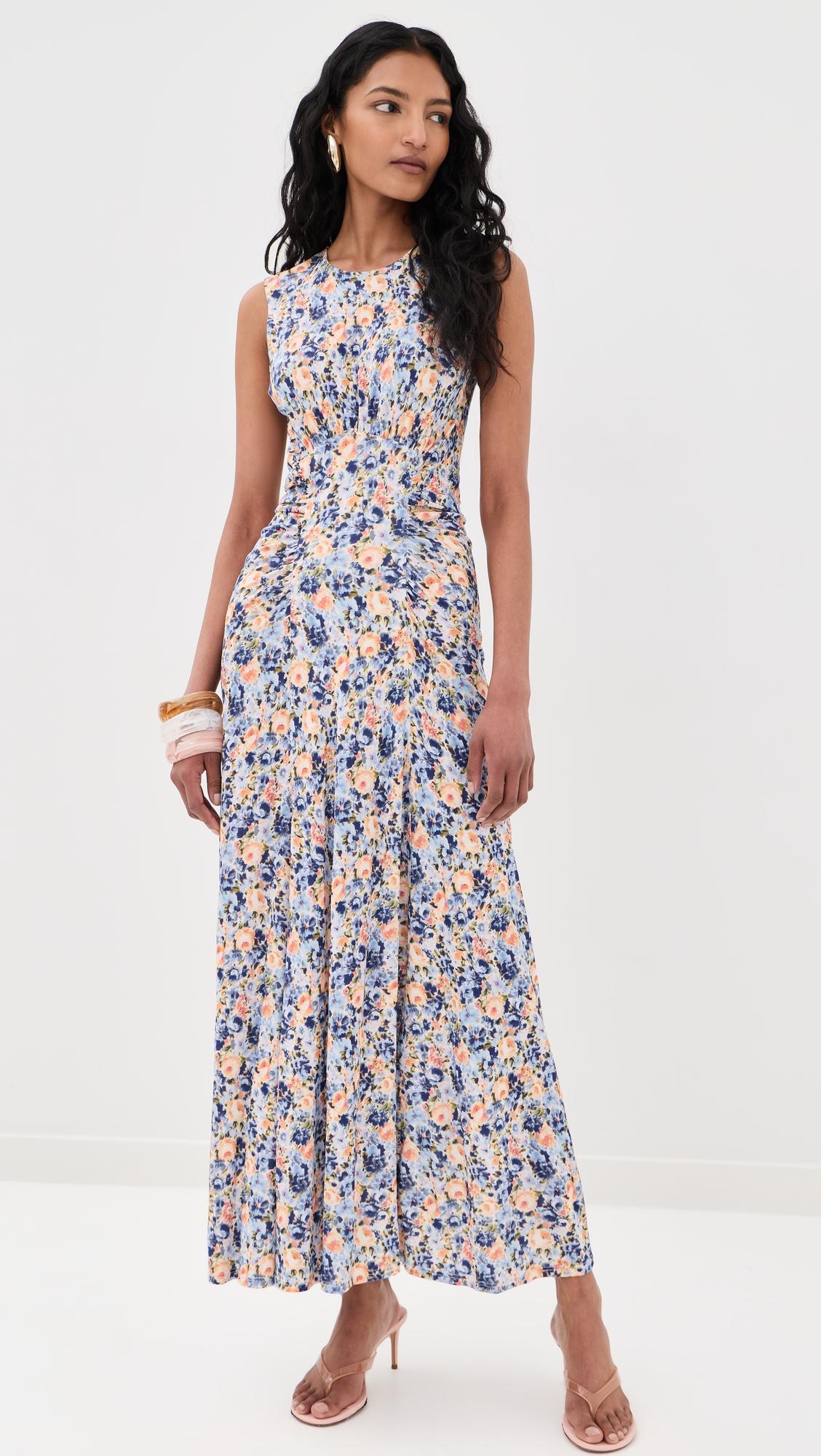 Lana Ruched Jersey Dress by ULLA JOHNSON
