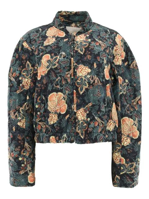 Lavinia silk bomber jacket by ULLA JOHNSON