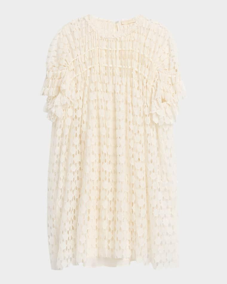 Layla Lace Mini Dress by ULLA JOHNSON