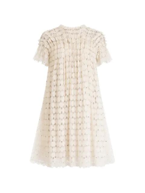 Layla ruffled mini dress by ULLA JOHNSON