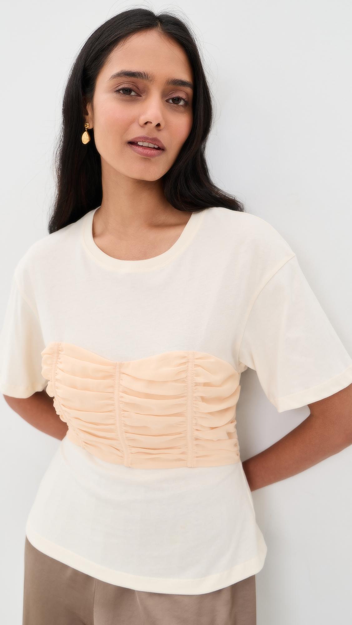 Mila SS Cotton Top by ULLA JOHNSON