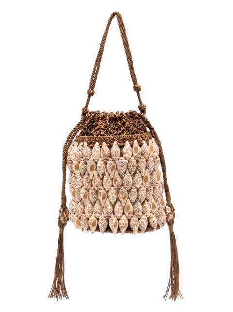 Nadia seashell bucket bag by ULLA JOHNSON