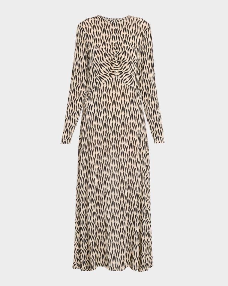 Naia Printed Jersey Maxi Dress by ULLA JOHNSON