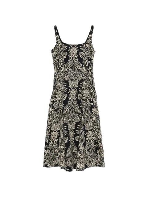Natalia floral midi  dress by ULLA JOHNSON