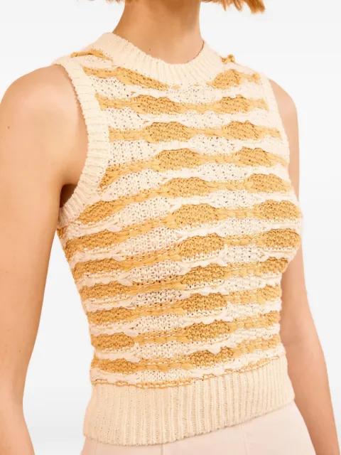 Patrizia sleeveless top by ULLA JOHNSON