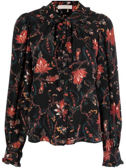 Philipa floral-print blouse by ULLA JOHNSON