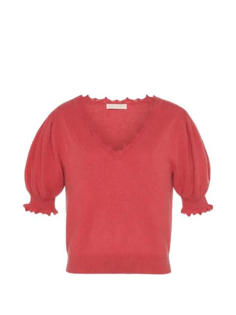Polline V-neck top by ULLA JOHNSON