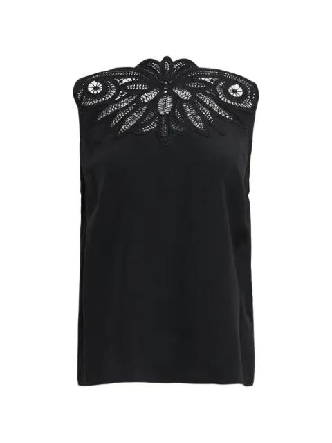 Rea lace-appliqué top by ULLA JOHNSON