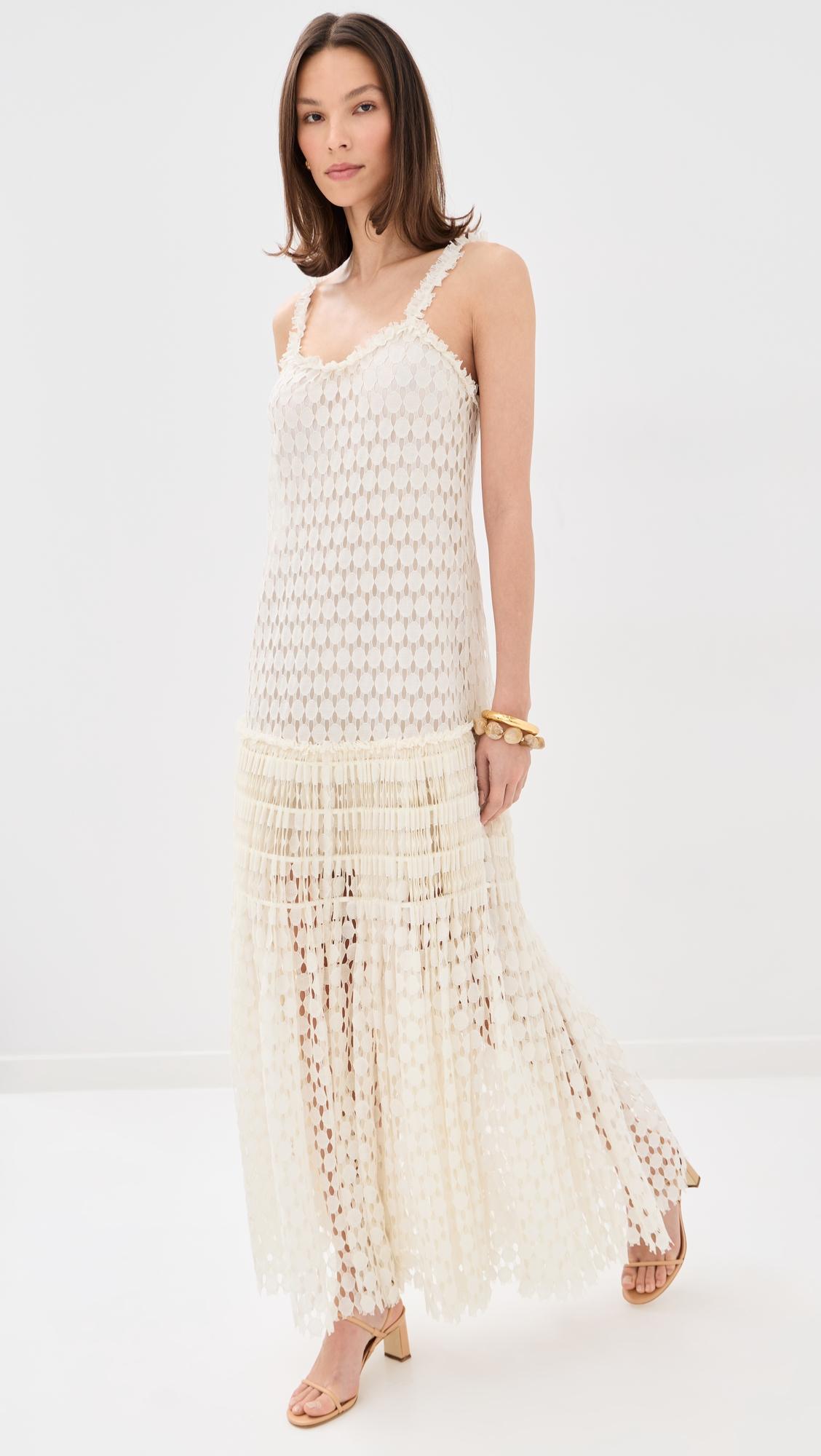 Sigrid Lace Sleeveless Gown by ULLA JOHNSON