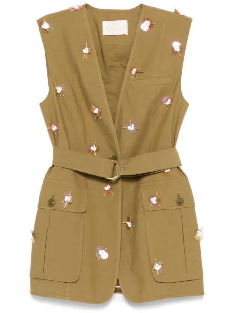 Twyla gilet by ULLA JOHNSON