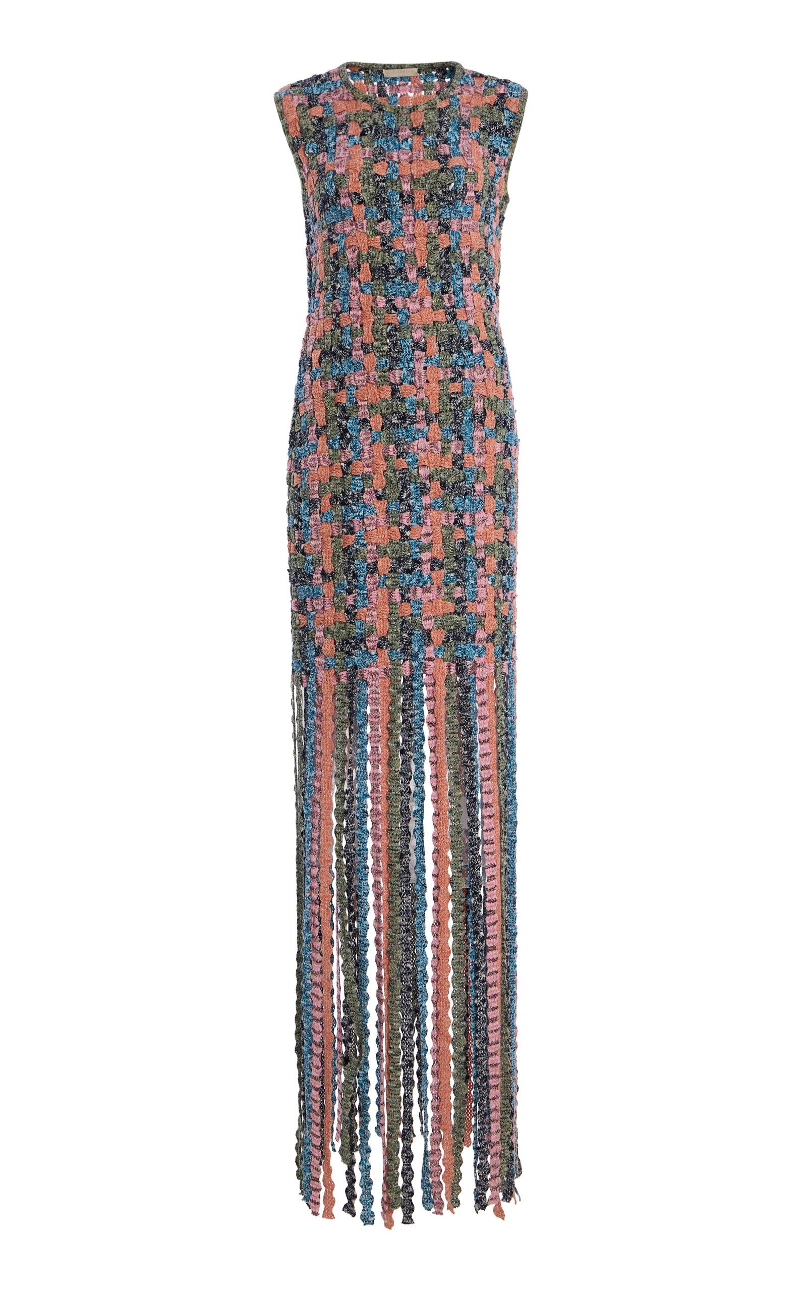 Ulla Johnson Alexis Fringed Macramé Cotton Knit Dress - Moda Operandi by ULLA JOHNSON