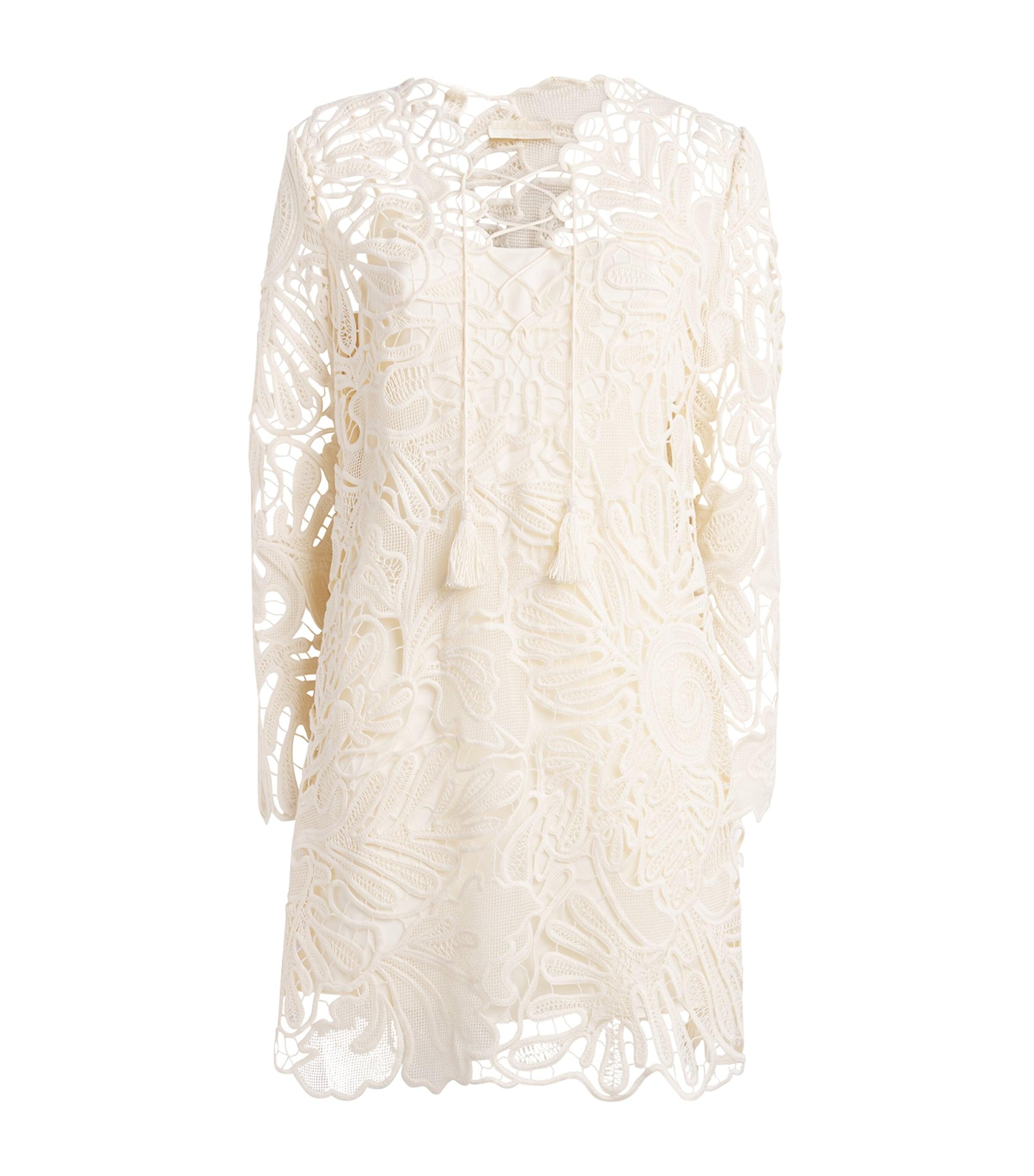Ulla Johnson Corded Lace Dita Mini Dress by ULLA JOHNSON