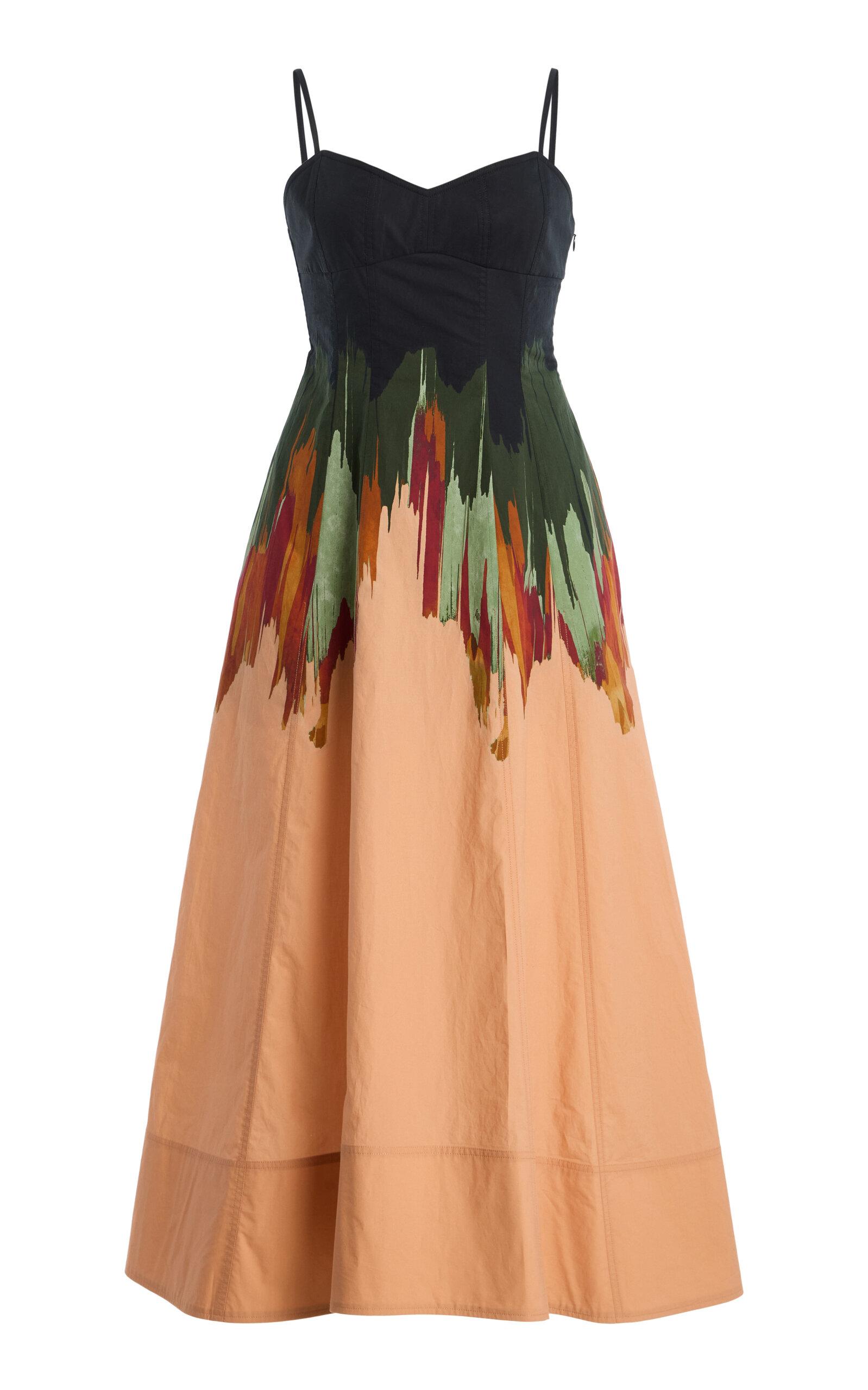 Ulla Johnson Fiora Printed Cotton Poplin Midi Dress - Moda Operandi by ULLA JOHNSON