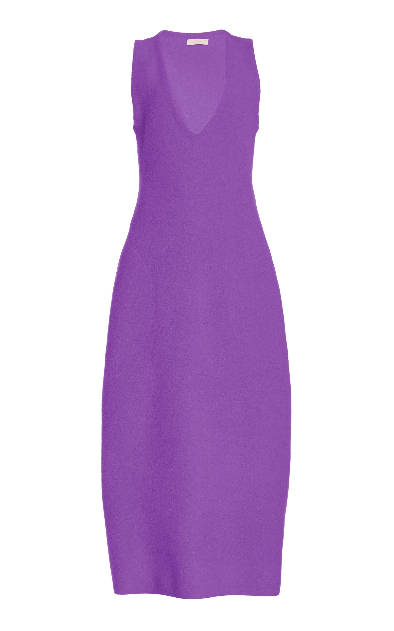 Ulla Johnson - Nevina Curved-Seam Merino Wool Knit Maxi Dress - Purple - - Moda Operandi by ULLA JOHNSON Ulla Johnson - Nevina Curved-Seam Merino Wool Knit Maxi Dress - Purple - - Moda Operandi by ULLA JOHNSON