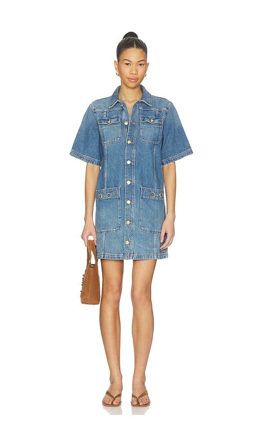 Ulla Johnson Painters Dress in Blue by ULLA JOHNSON