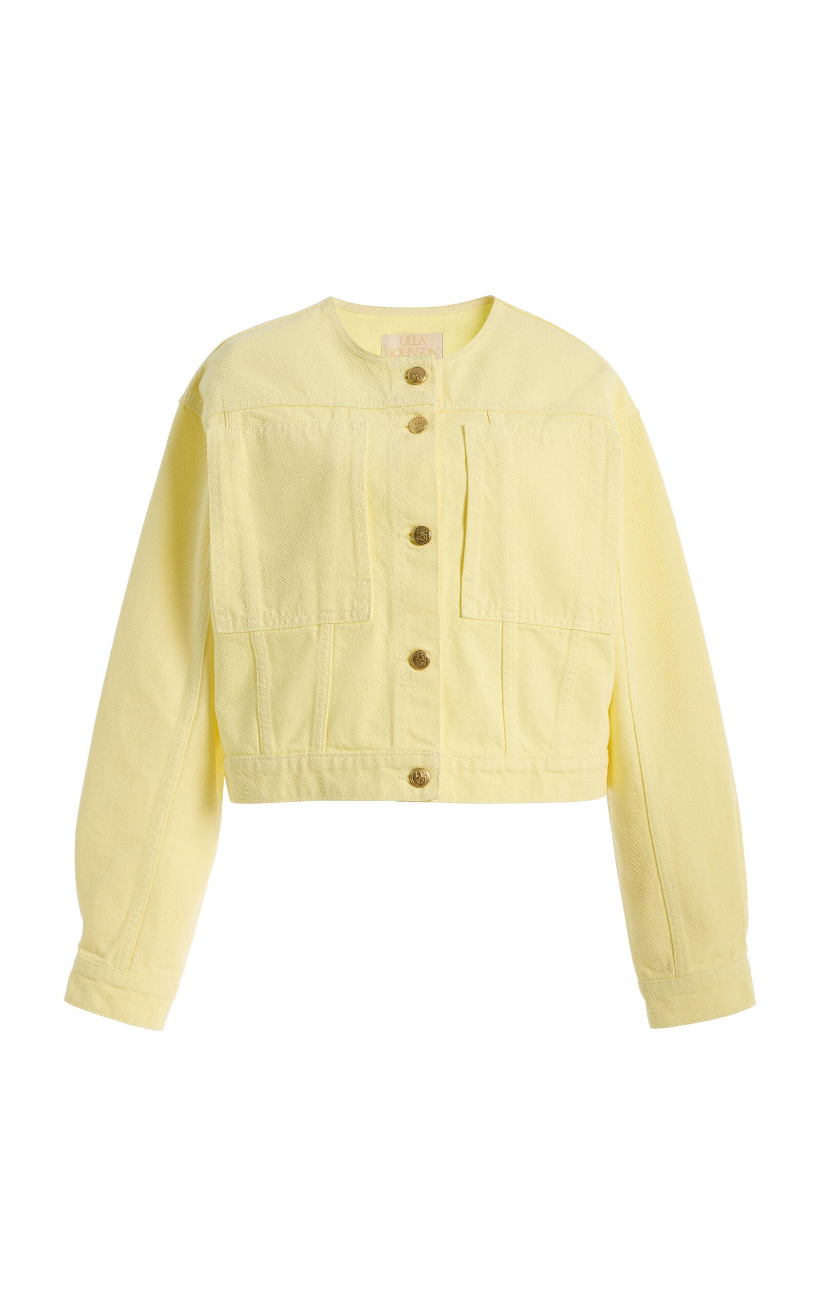 Ulla Johnson The Briar Collarless Denim Jacket - Moda Operandi by ULLA JOHNSON