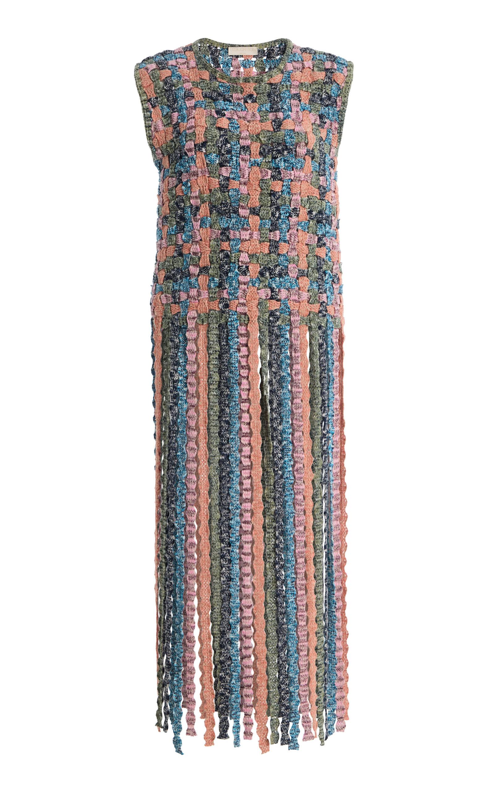 Ulla Johnson Victoria Fringed Macramé Cotton Knit Top - Moda Operandi by ULLA JOHNSON