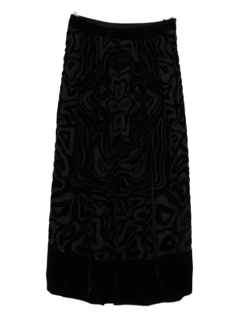 Valleta patterned skirt by ULLA JOHNSON