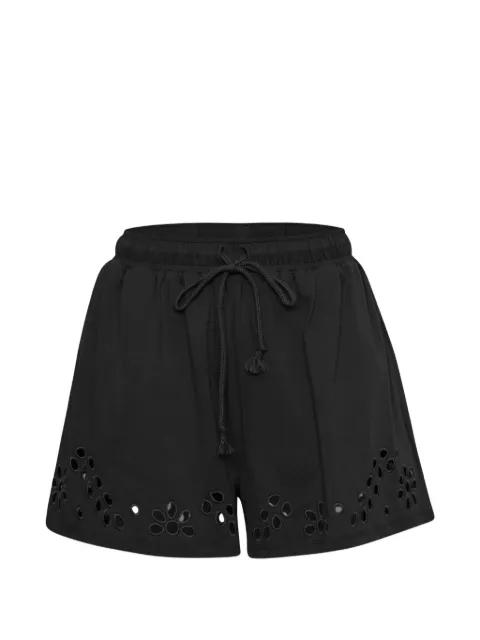 Vedi eyelet-embellished shorts by ULLA JOHNSON