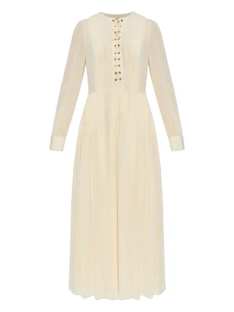 Veria lace-up midi dress by ULLA JOHNSON