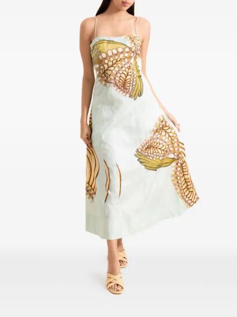 Vesela cami midi dress by ULLA JOHNSON