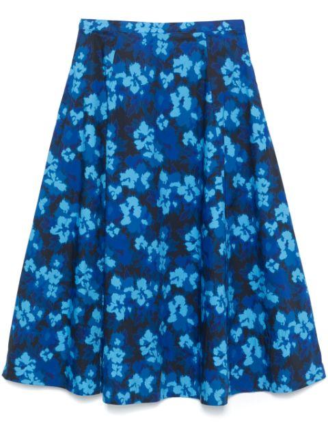 Vianne midi skirt by ULLA JOHNSON