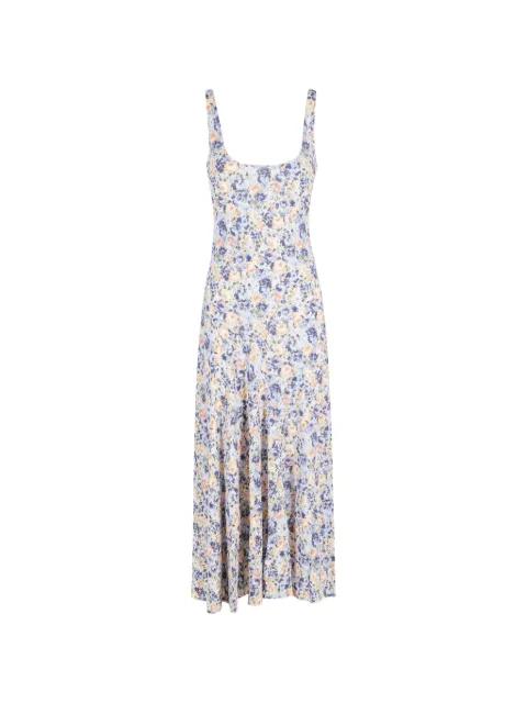 Yasna floral-print sleeveless maxi dress by ULLA JOHNSON